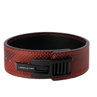 Красный [пряжка из цинкового сплава, легкая и прочная, точная настройка для лучшей посадки]