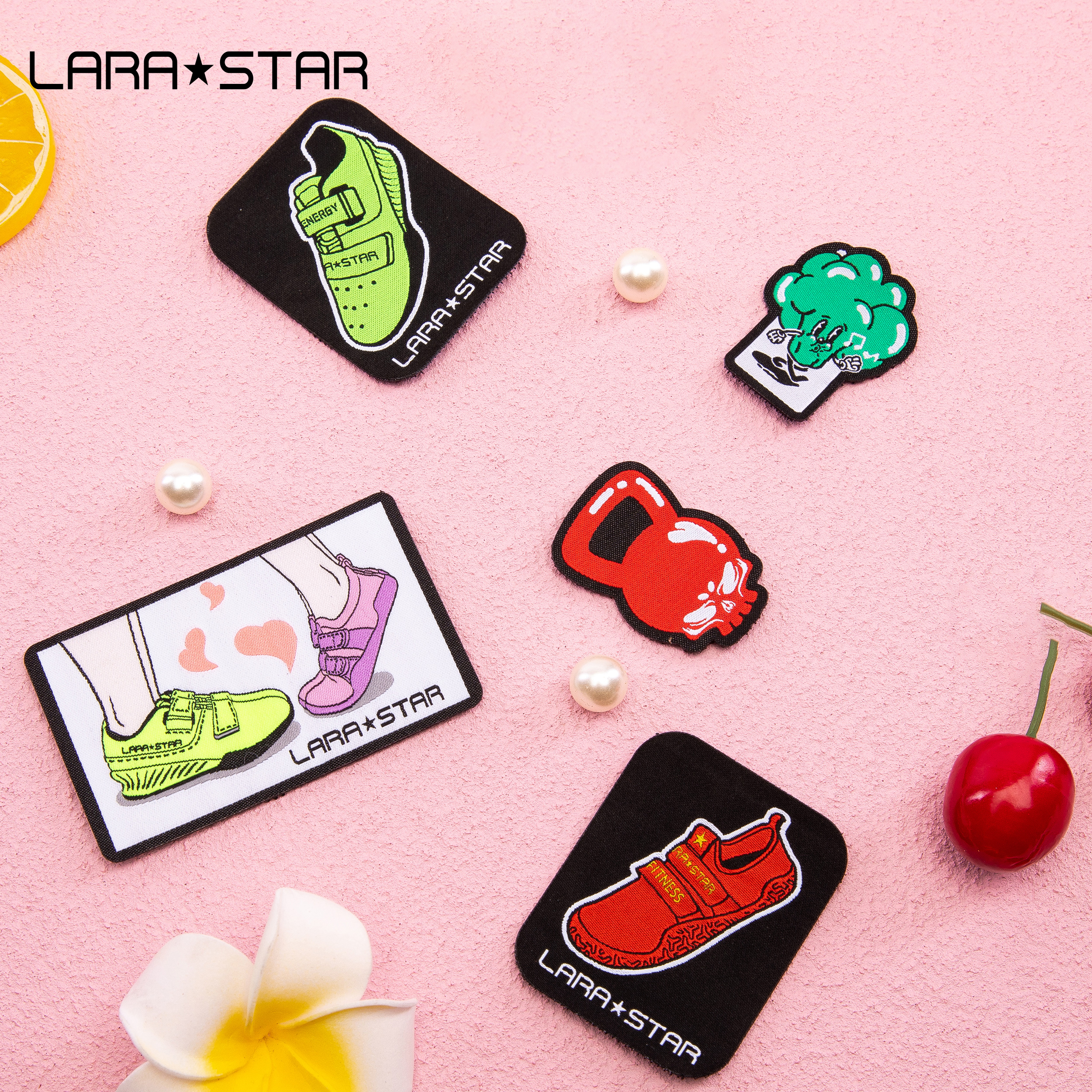 劳拉之星1004深蹲鞋魔术贴配件