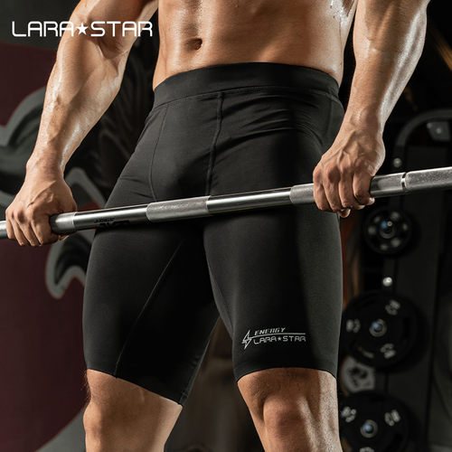 劳拉之星1087硬拉裤深蹲裤紧身裤五分跑步短裤压缩裤高弹训练裤