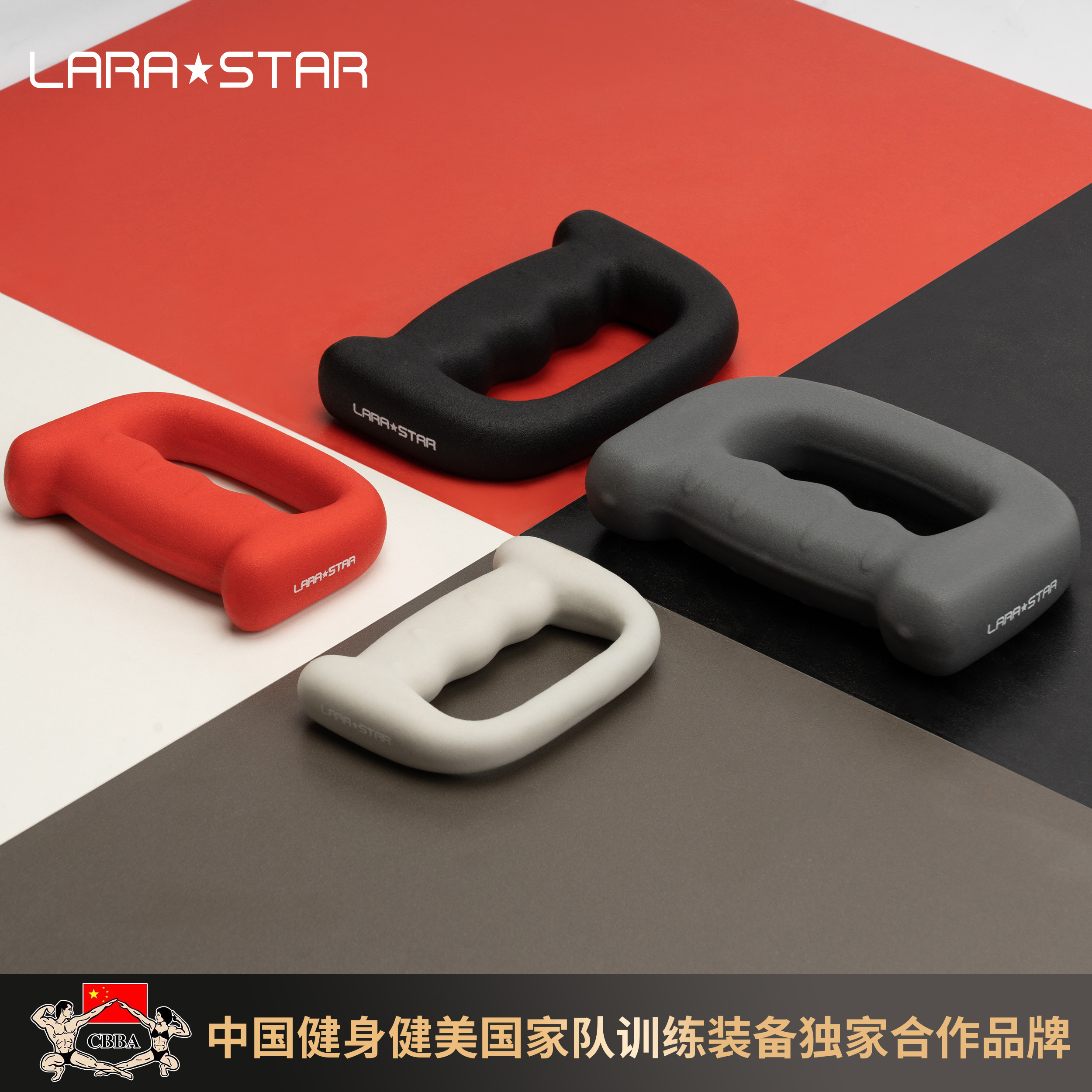 拳击训练空击哑铃跑步健身运动