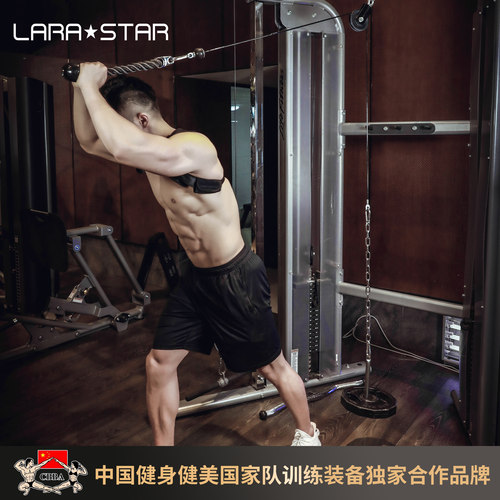 劳拉之星自制胸背腹肌健身器材
