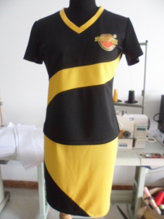 定做营销促销员服装啤酒牛奶饮料服装女冬季加厚长袖导购员工作服