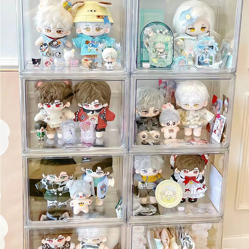 透明亚克力棉花娃娃收纳盒