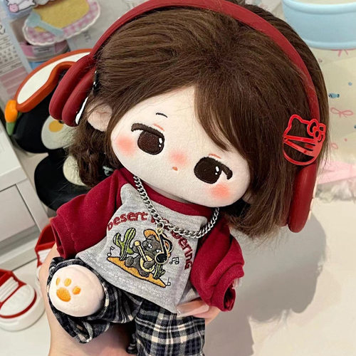 20cm娃衣棉花娃娃衣服可爱复古