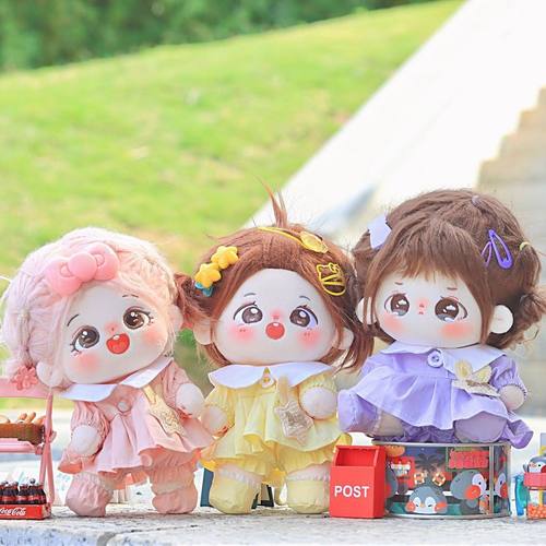 棉花娃娃衣服娃衣20cm女娃的裙子