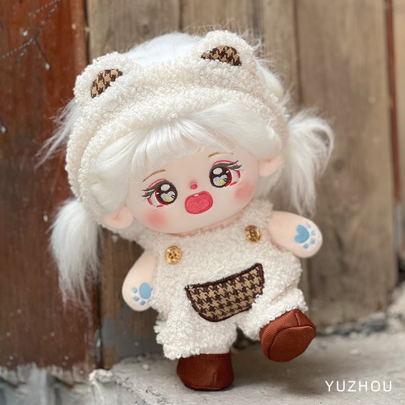 棉花娃娃女正版衣服定制20cm玩偶