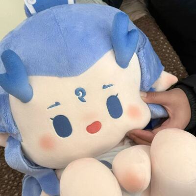 敖丙哪吒棉花娃娃40cm毛绒玩偶