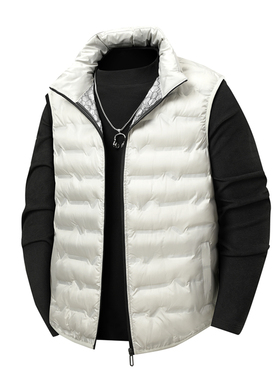 JPMG羽绒马甲男款秋季衣服马夹男坎肩大码男装新款背心男士羽绒服