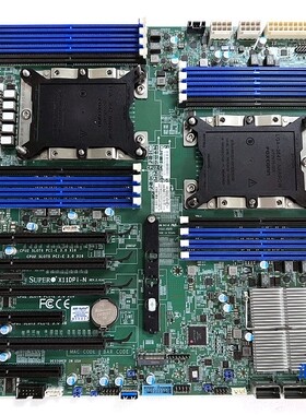 超微X11DPI-N 双路服务器主板 C621 LGA3647针服务器主板 M.2