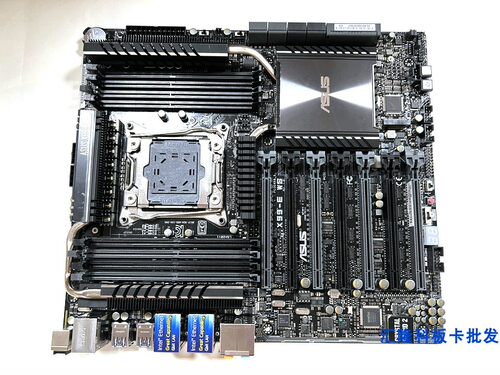 AsusX99-EWS7个PCI-E槽REG4主板