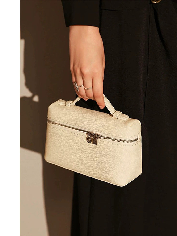 LP手工饭盒包质感小牛皮盒子包轻便百搭新潮款单肩斜挎手提包,箱包皮具/热销女包/男包,通用款女包,淘宝优惠券,粉丝福利购,淘宝优惠卷