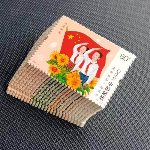 我和我的祖国一起成长邮票可邮寄