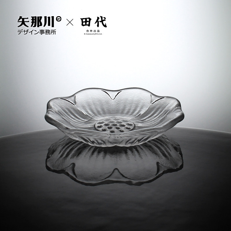 八角莲花玻璃茶托 手工茶杯垫茶碟高颜值功夫茶道茶具配件小托盘,餐饮具,茶托,淘宝优惠券,粉丝福利购,淘宝优惠卷