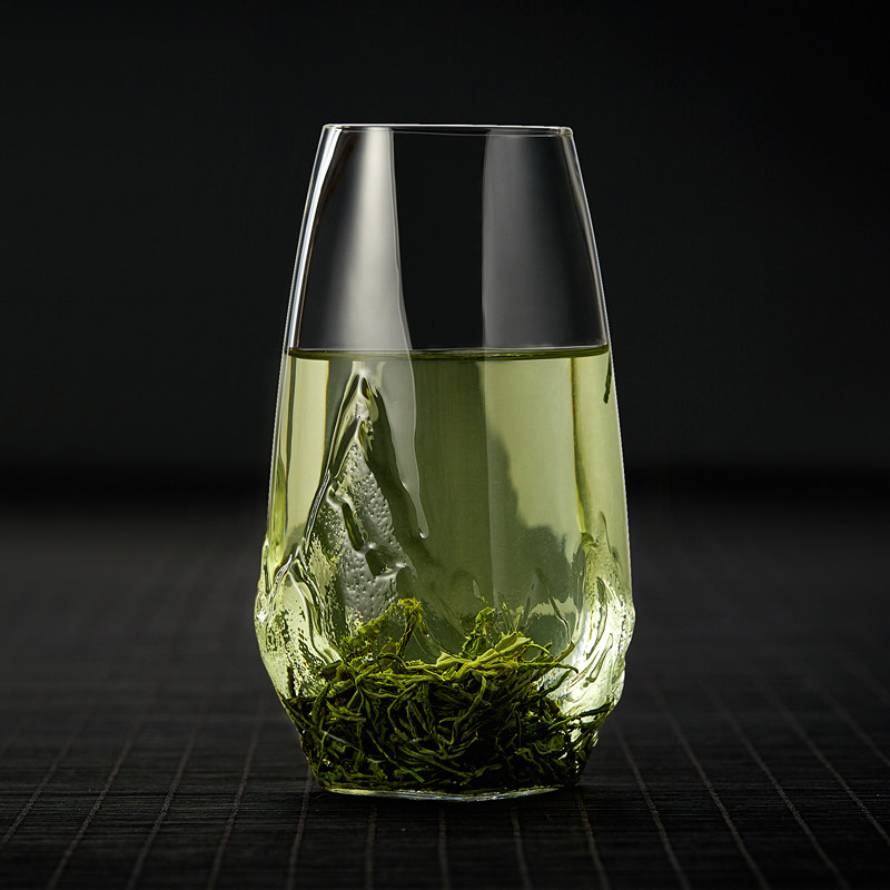 耐热玻璃绿茶杯手工吹制玻璃泡茶杯花茶杯个人专用透明喝茶杯,餐饮具,茶杯,淘宝优惠券,粉丝福利购,淘宝优惠卷