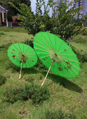 12色舞蹈伞 小号大号绸布伞 道具装饰伞工艺伞油纸伞绢纱伞丝绸伞