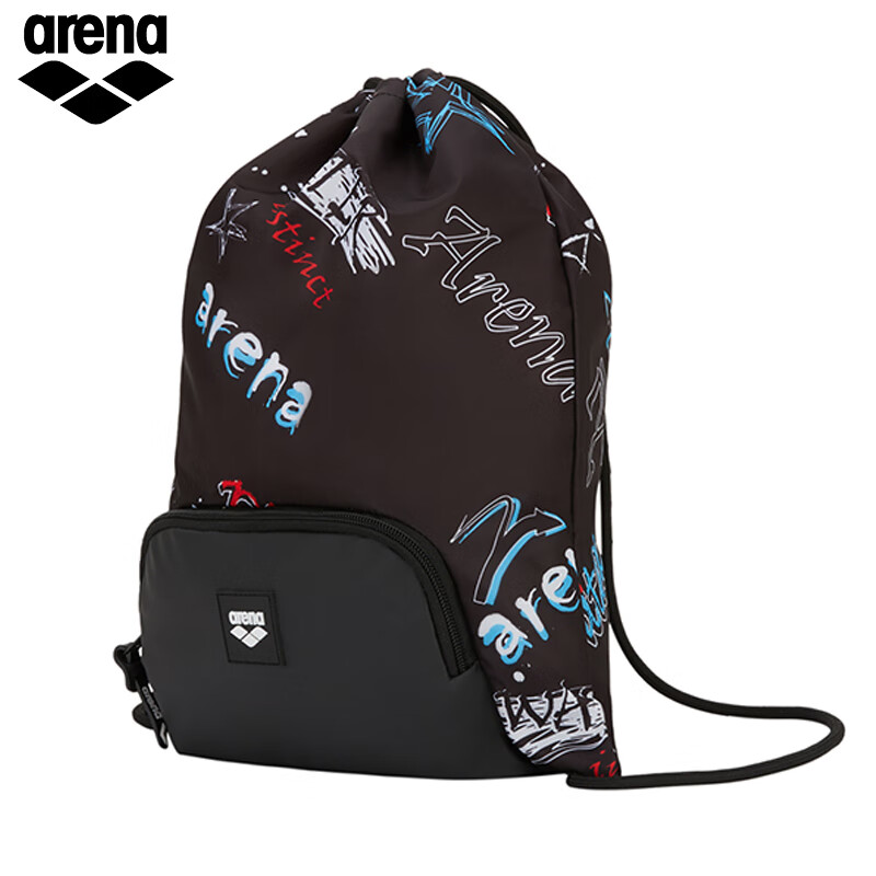 arena阿瑞娜泳包LOGO印花设计男女干湿分离游泳便携背包收纳包