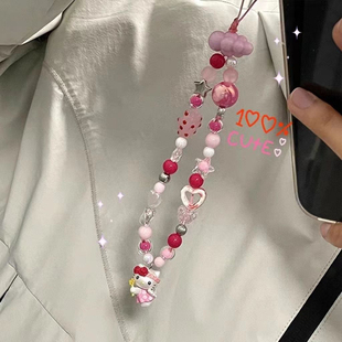 NO FORGET / 甜亚风手机链ccd相机挂链