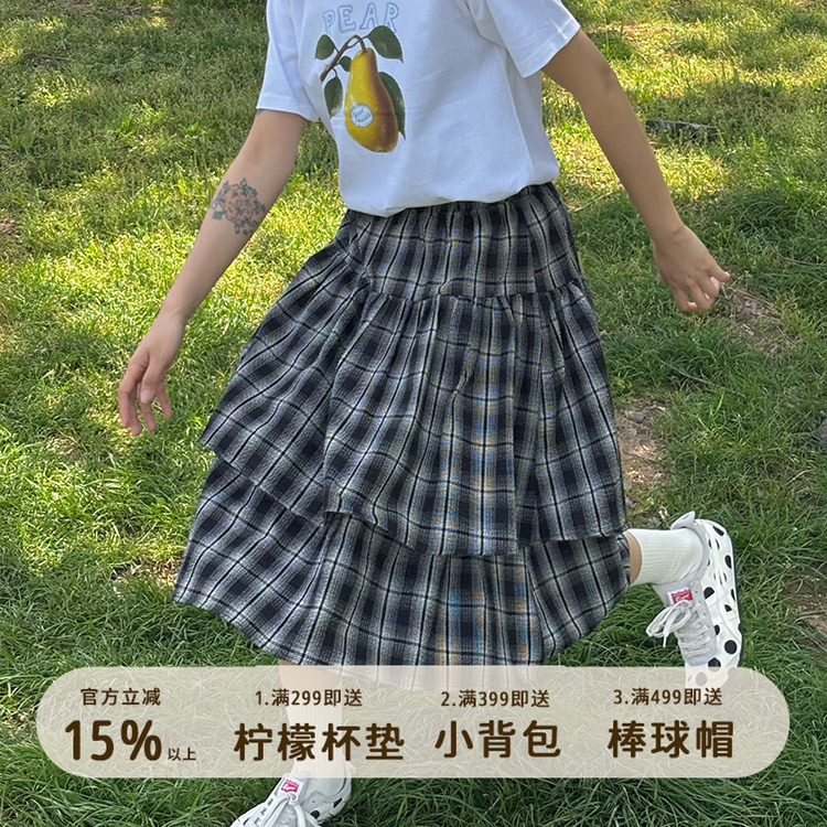 777复古泡泡沙蓬松多层蛋糕长裙半裙 腰围大小可调节