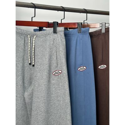 好朋友复古商店·美式复古加厚加绒卫裤休闲学院显腿长可抽绳百搭