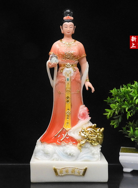 汉白玉女娲娘娘神像佛像12寸家用16寸女娲娘娘神像补天女神像