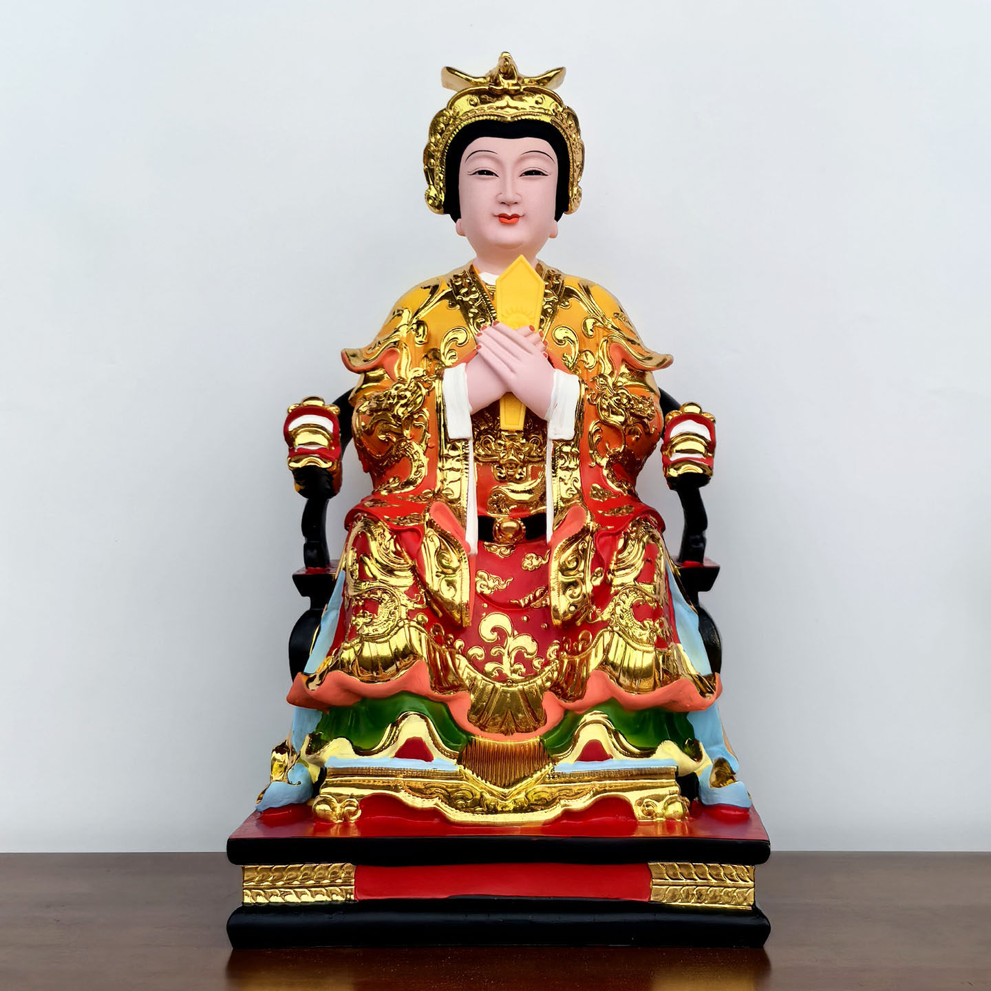 泰山老母神像碧霞元君泰山娘娘泰山奶奶神像十二老母树脂神像