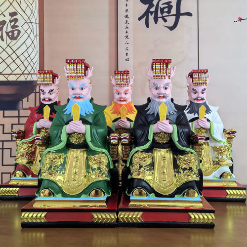 四海龙王爷东海龙王神像树脂