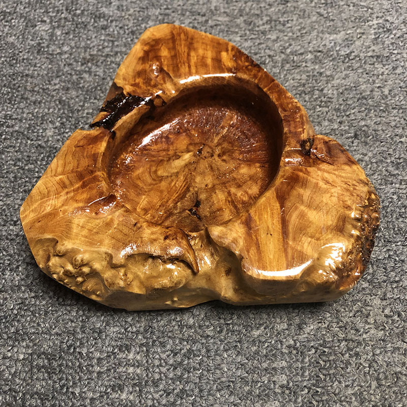 根雕潮流多功能木头烟灰缸家用