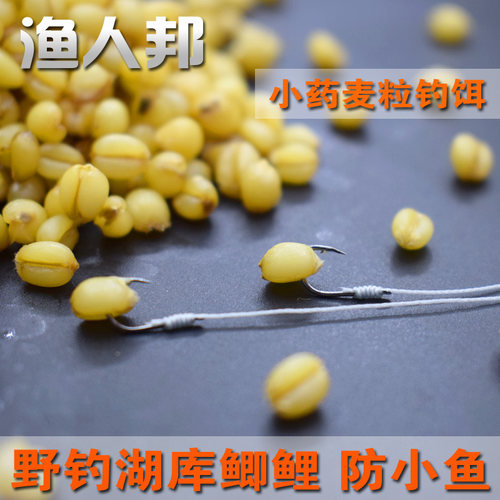 小药秘制麦粒香甜饵料水库野钓