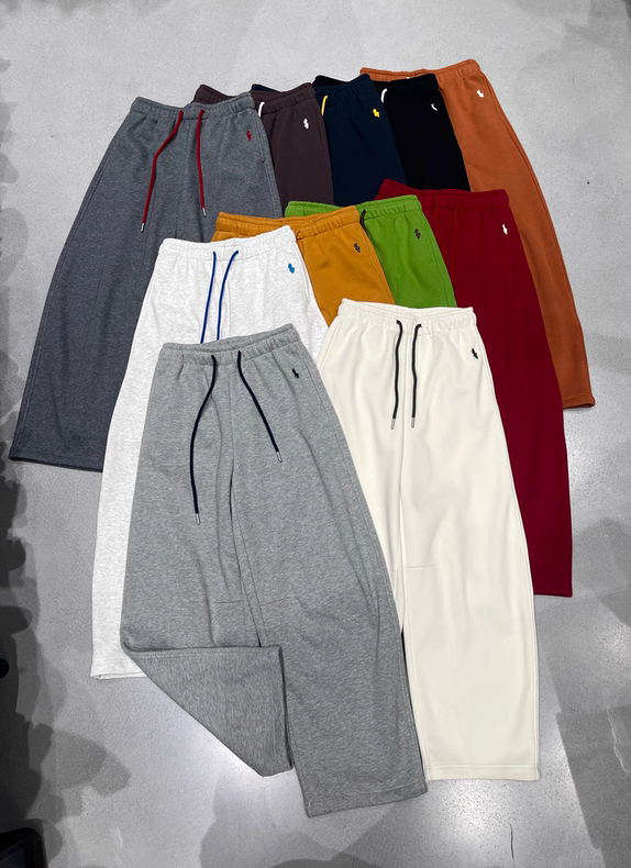 冬季新品N9宽松加绒高腰洋气百搭弯刀直筒拖地阔腿卫裤女休闲长裤