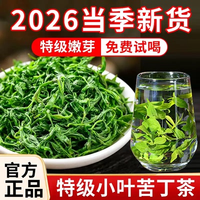 贵州余庆小叶苦丁茶2026正宗高山官方旗舰店新嫩芽有什么功效9rp