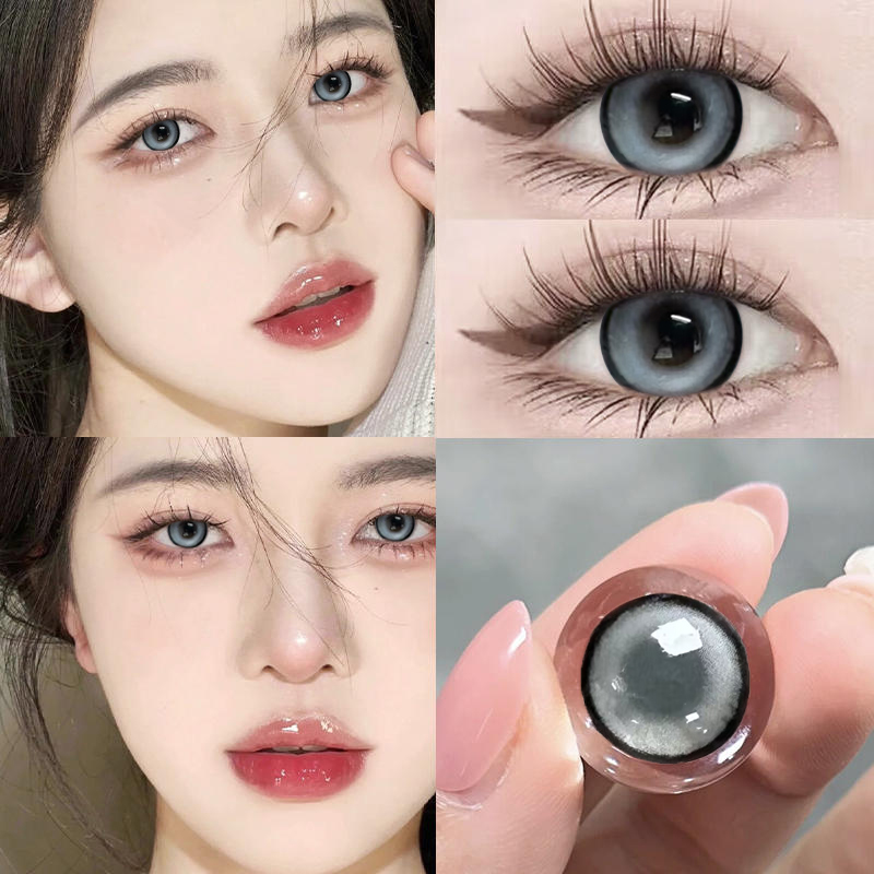 買1送1】沾沾自喜美瞳陰天快樂小大直徑半年拋隱形眼鏡3PW