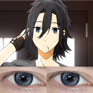 宫村伊澄cos美瞳堀与宫村大直径半年抛蓝色隐形眼镜漫展旗舰ctb