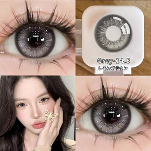 contact lenses美瞳半年抛灰色混血大小直径隐形眼镜官网正品DTB