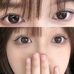 买1送1】favorrbeauty贝果曲奇美瞳半年抛自然大直径隐形眼镜8TB