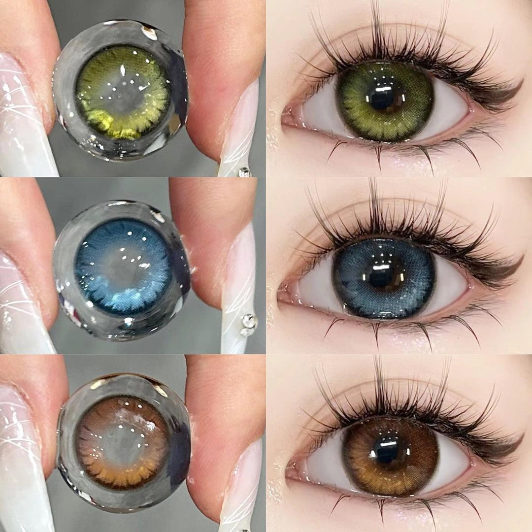 韩国高光设计，花色自然时尚，正品隐形眼镜
