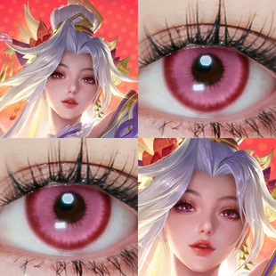 无双COS美瞳不知火舞花合斗王者荣耀小大直径隐形眼镜漫展佳AH