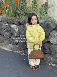 女宝宝冬装外套加厚女童棉袄新款小女孩羽绒棉服冬季儿童棉衣