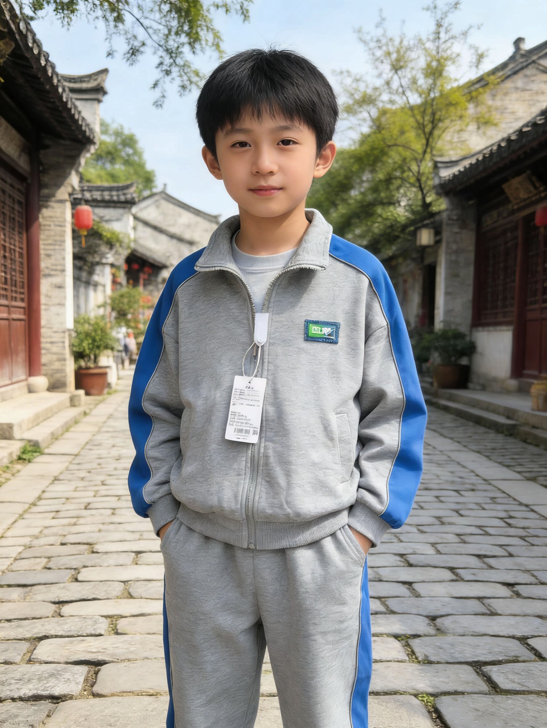 儿童男中大童运动套装2026春秋新款儿童韩版休闲裤宝宝百搭两件套