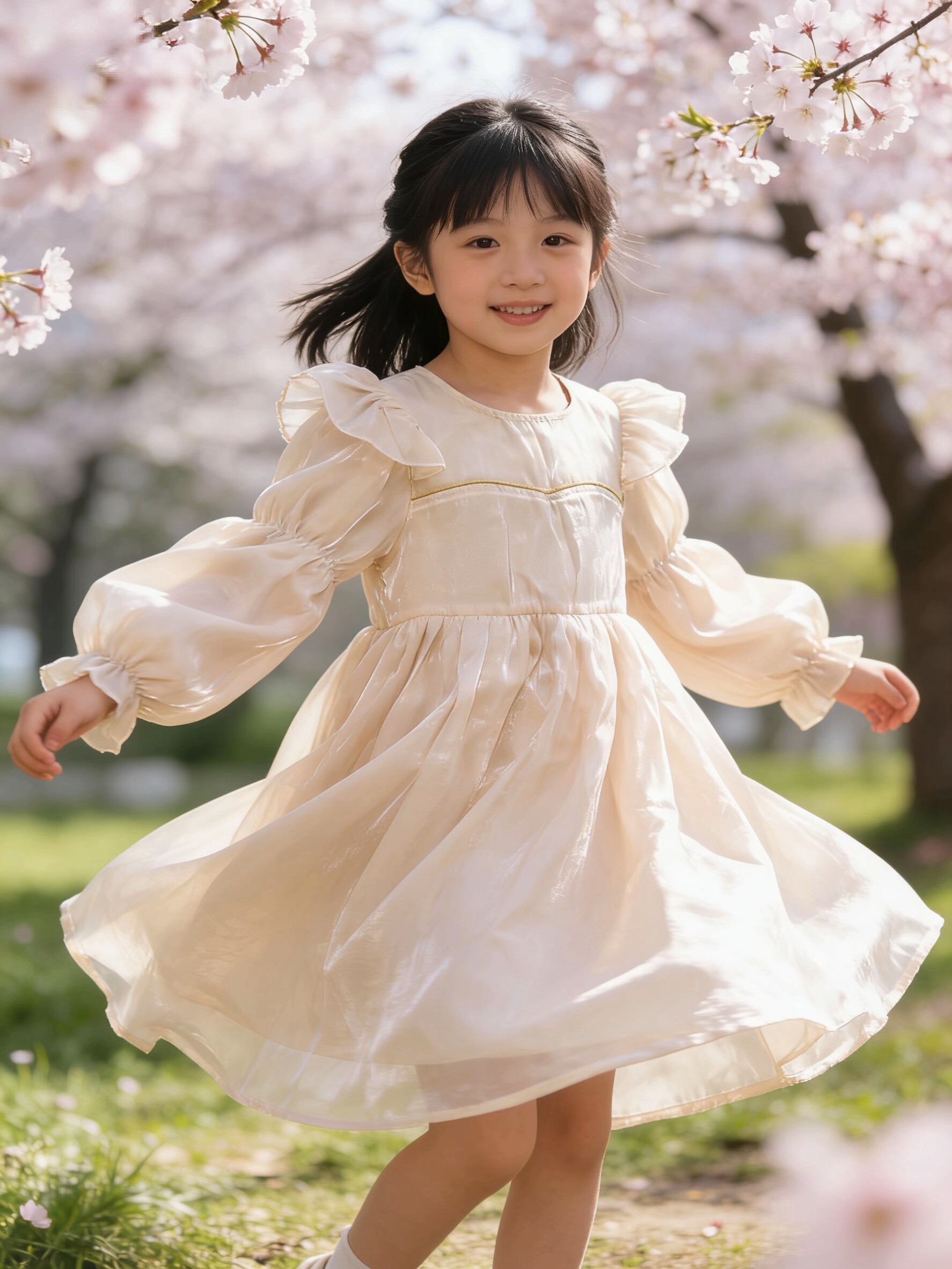 2026秋春季新款女童连衣裙儿童长袖韩系流光裙宝宝拼接款公主裙