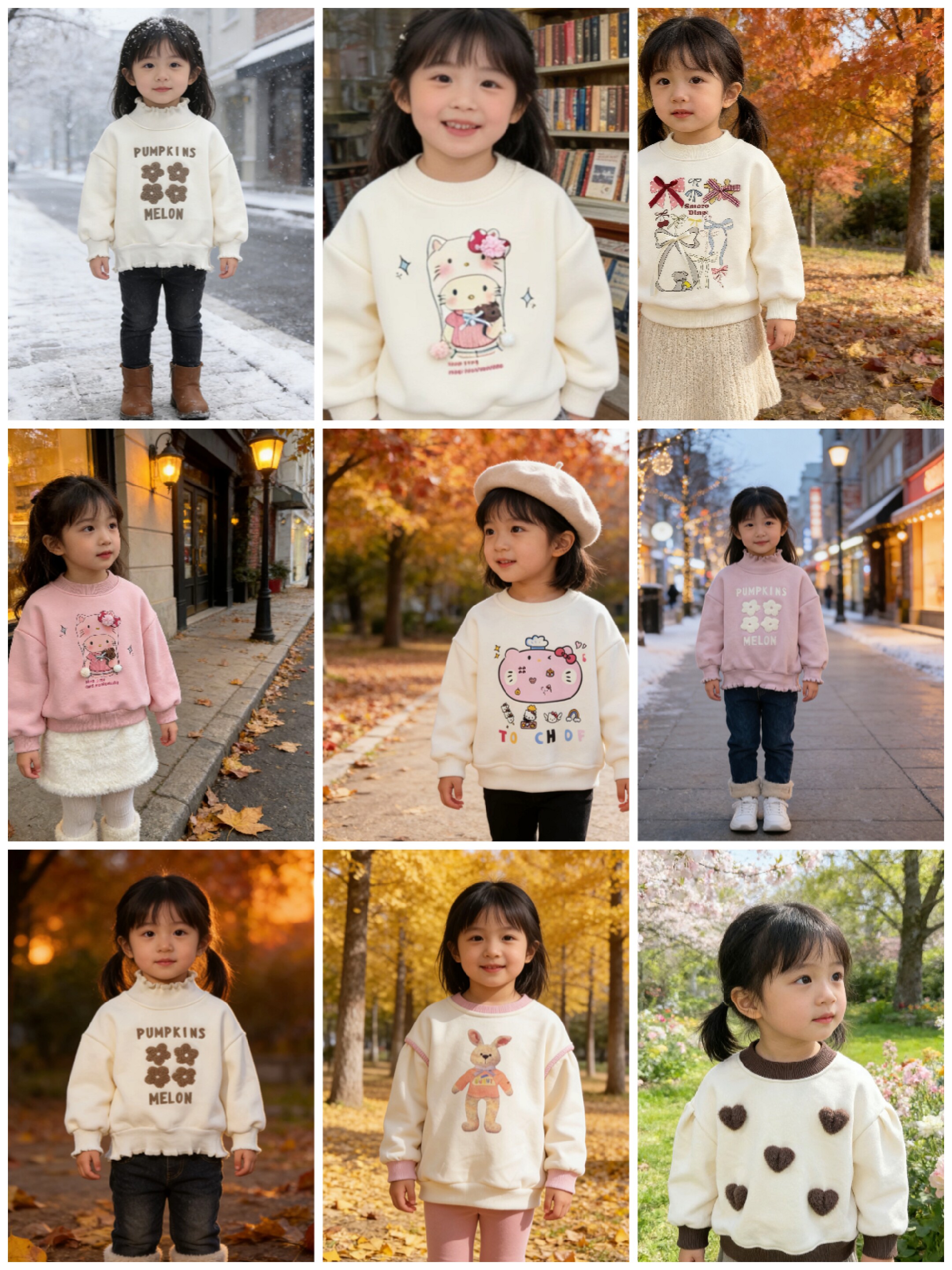 女童卫衣加绒秋冬款2026新款儿童秋装衣服女小童时髦秋季长袖上衣