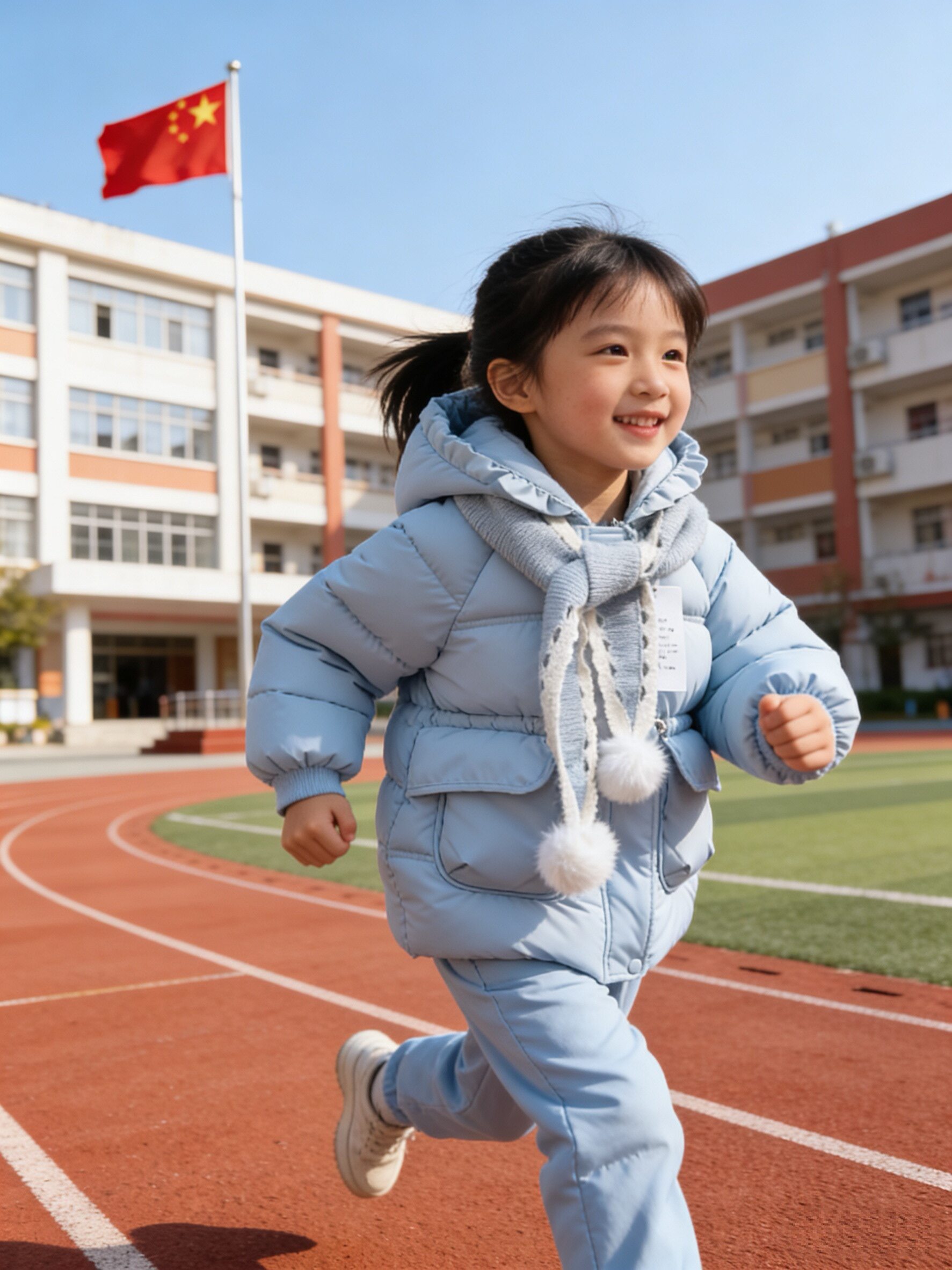 女童外套棉服加绒保暖棉衣26年冬新款甜美可爱冬装