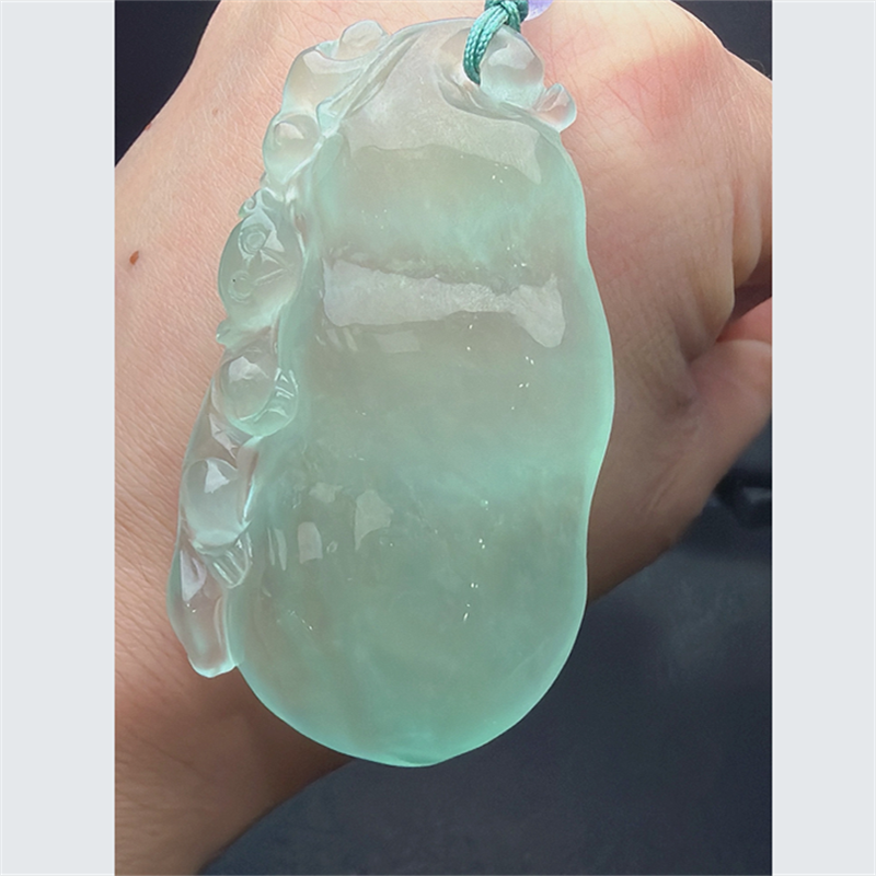 天然翡翠冰种晴绿福豆四季豆毛衣链男女款豆子玉石玉坠高级感项链,珠宝/钻石/翡翠,颈饰,淘宝优惠券,粉丝福利购,淘宝优惠卷