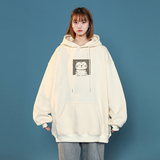 2024秋冬加绒加厚连帽卫衣潮流宽松连帽外套W9905-P40加绒P45，女装短外套，星座414-3