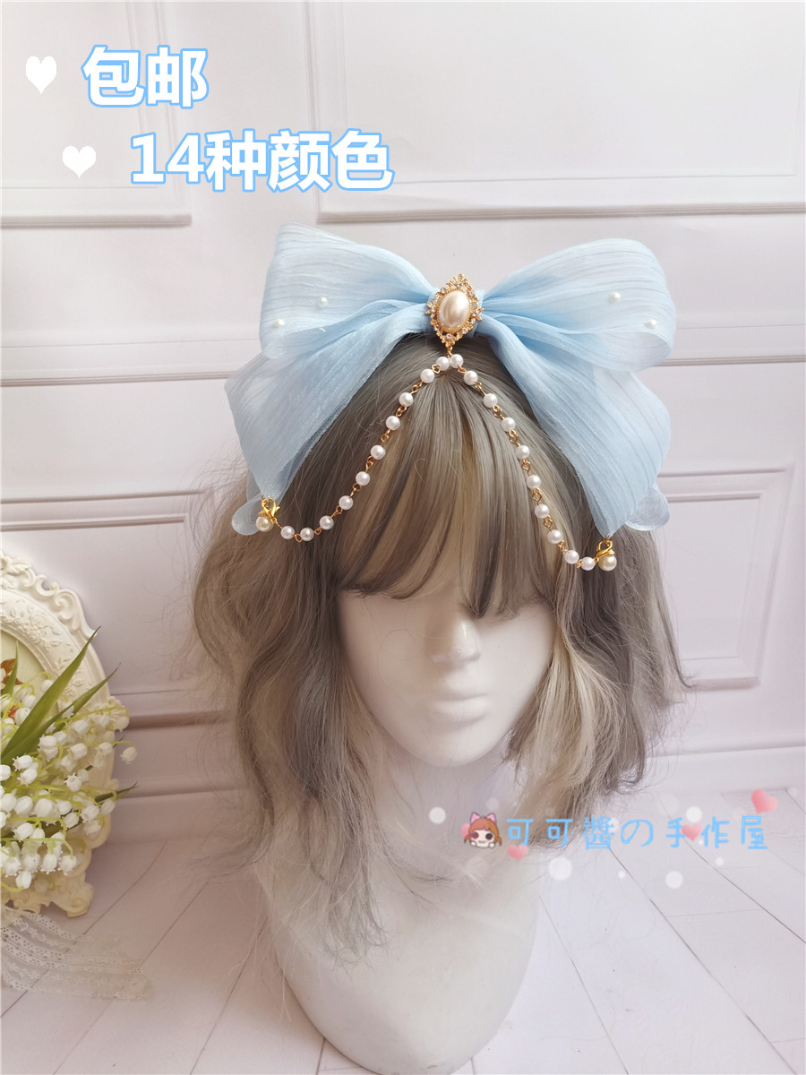 包邮日系少女蝴蝶结kc白菜价萝莉