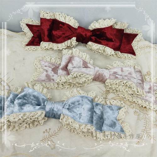 多色原创设计法式复古大蝴蝶结