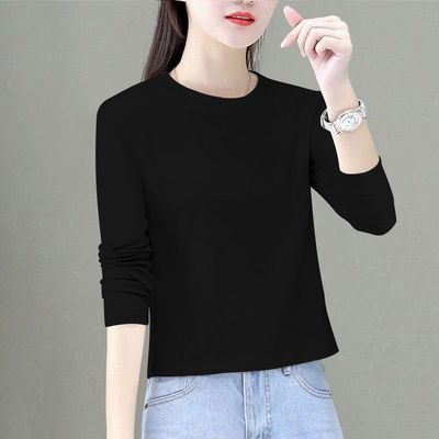 长袖通勤常规印花纯棉女