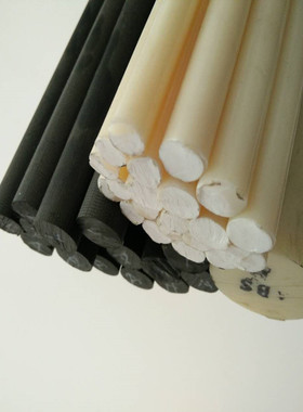 黑色ABS棒 全新料米黄色 黑/白色灰色PP棒 黑/白色 蓝绿色PE棒