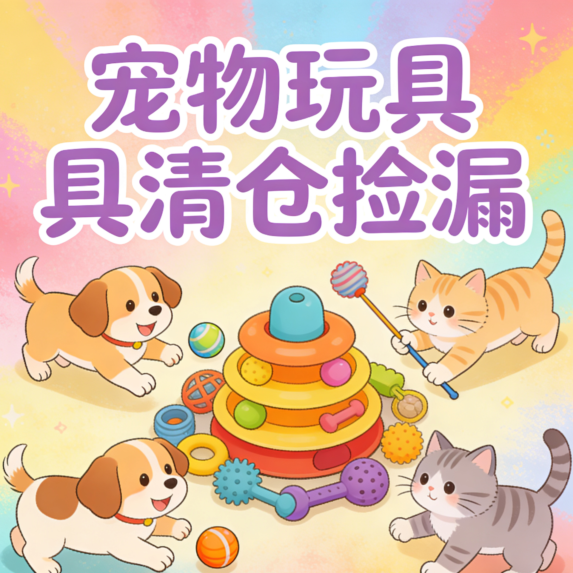 【清仓捡漏】宠物玩具福利！漏价秒杀萌宠逗猫棒/狗狗磨牙玩具②