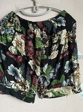 100-180斤三分裤冰丝七分裤九分加肥大码女裤松紧腰夏中老年妈妈