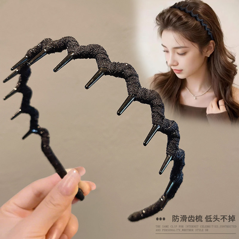 发箍女款网红2026新款洗脸头箍高颅顶专用防滑发带压发卡发捆头饰